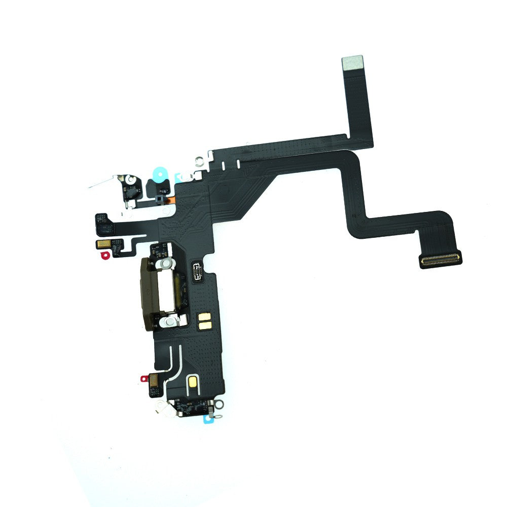 Red Charging Port for iPhone 14 Pro-Gold Red Charging Port for iPhone 14 Pro-Gold